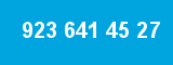 923 641 45 27 923 641 45 27